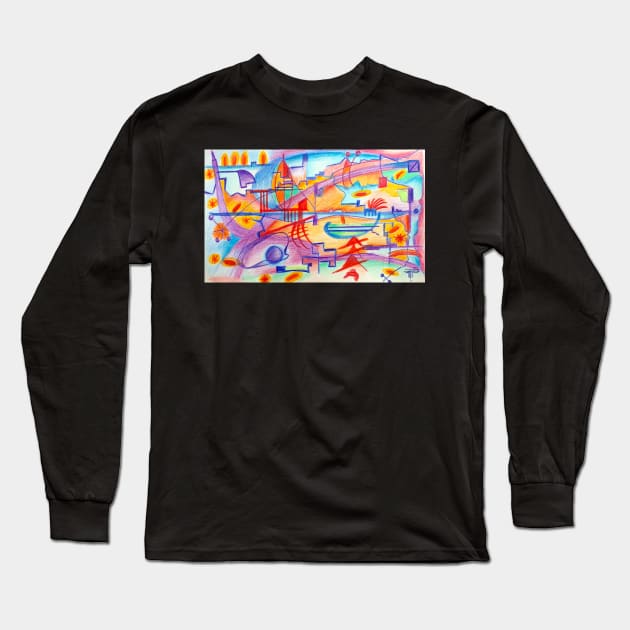 travels in spain Long Sleeve T-Shirt by terezadelpilar